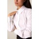 CAMISA ENTALLADA JARETAS BLANCA