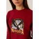 SUDADERA GRANATE BORDADO ÁGUILA MANGATA