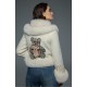 CHAQUETA CHANEL BEIGUE CUELLO PELO