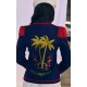 CHAQUETA KAHLO NAVY/RED GOLD PALM TREES