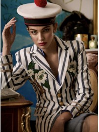 CHAQUETA LAMARR BLUE STRIPES