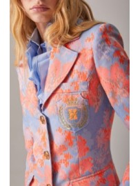 CHAQUETA JACQUARD FLUOR ESCUDO